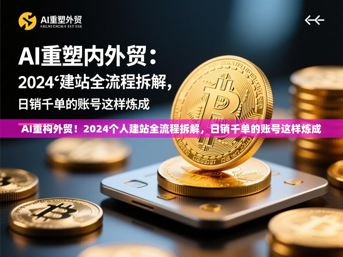 AI重构外贸！2024个人建站全流程拆解，日销千单的账号这样炼成