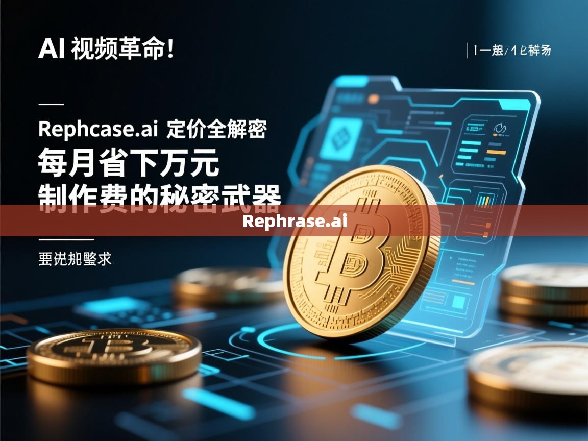 AI视频革命！Rephrase.ai定价全解密，每月省下万元制作费的秘密武器