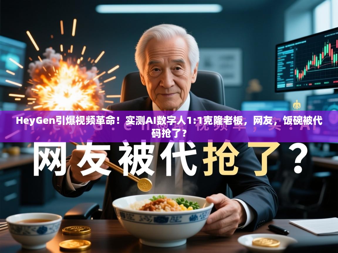 HeyGen引爆视频革命！实测AI数字人1:1克隆老板，网友，饭碗被代码抢了？