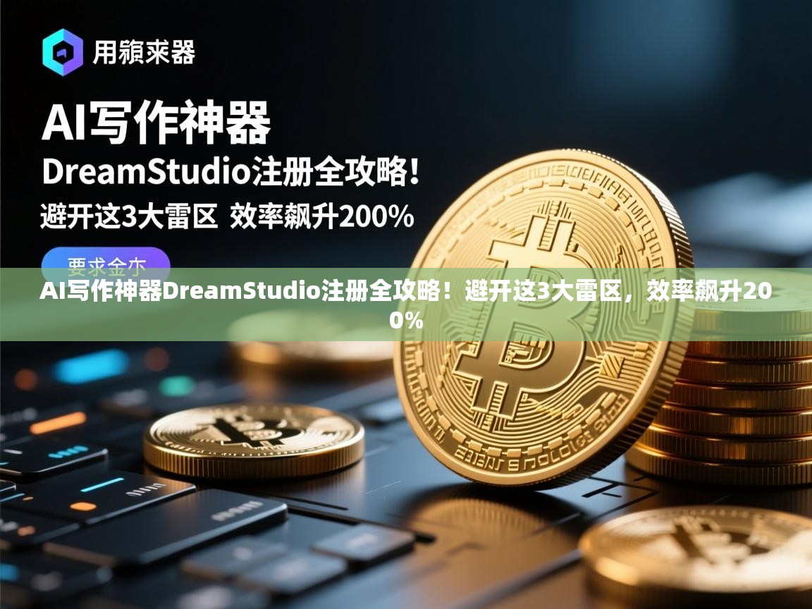 AI写作神器DreamStudio注册全攻略！避开这3大雷区，效率飙升200%
