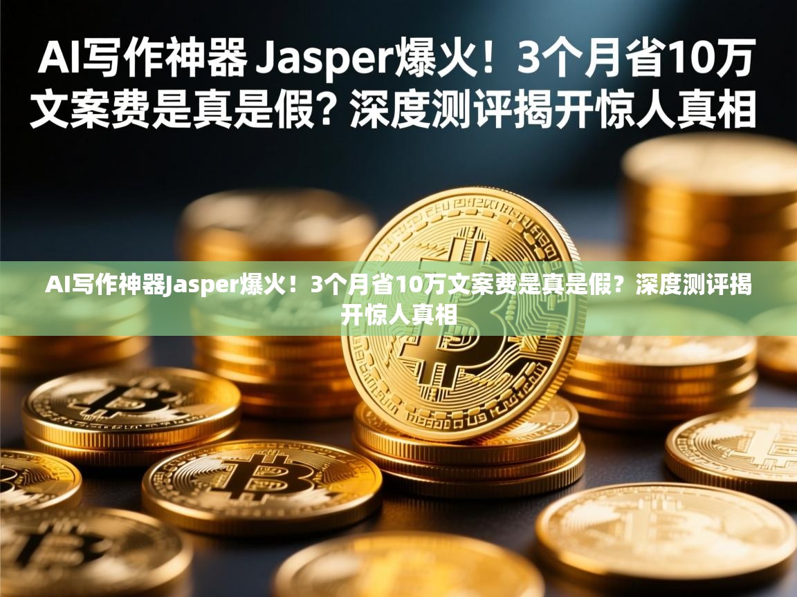 AI写作神器Jasper爆火！3个月省10万文案费是真是假？深度测评揭开惊人真相
