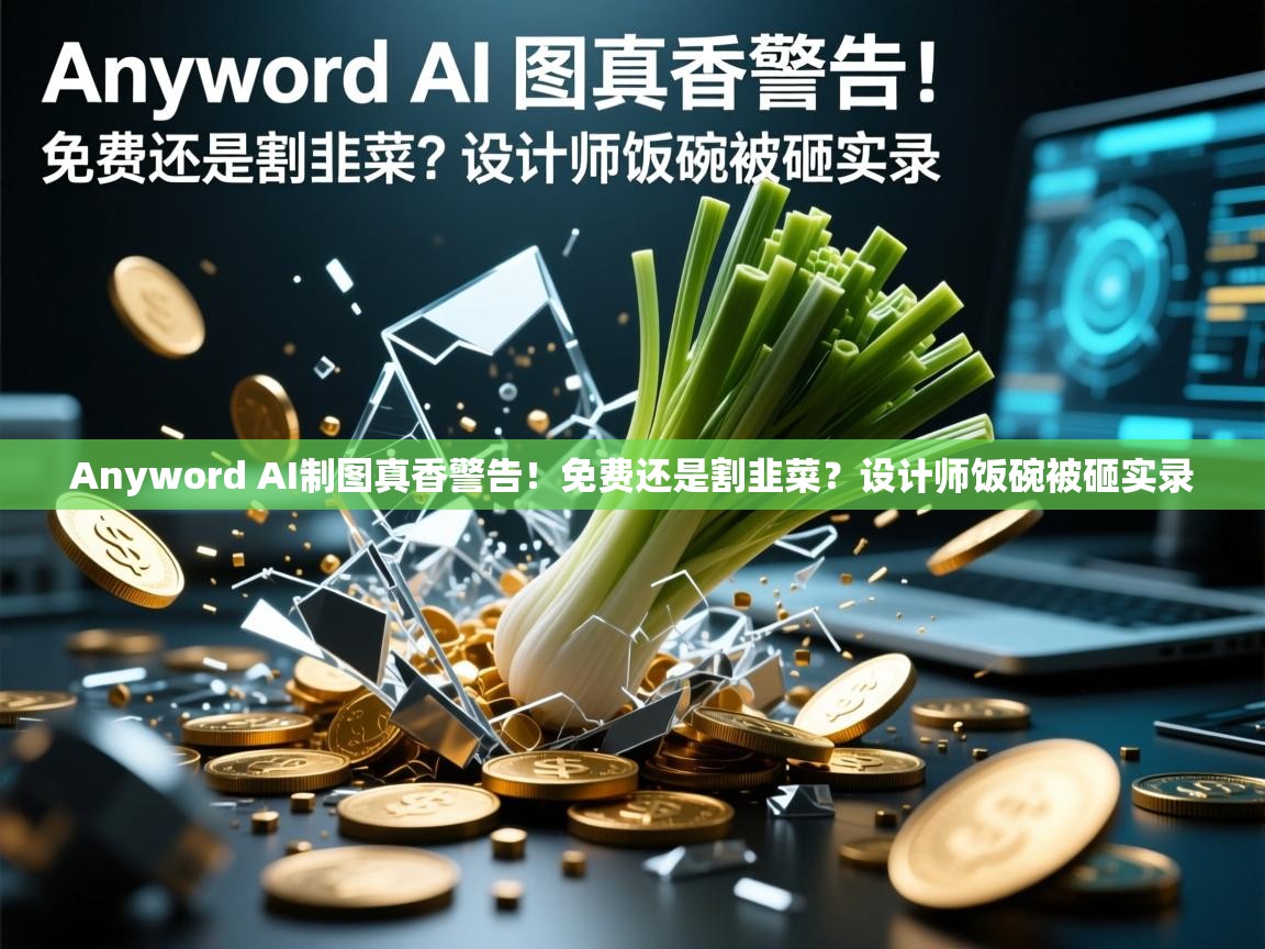Anyword AI制图真香警告！免费还是割韭菜？设计师饭碗被砸实录