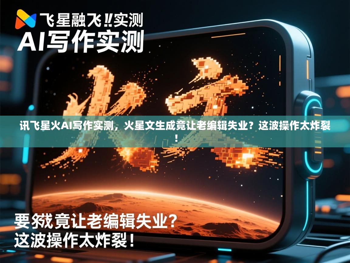 讯飞星火AI写作实测，火星文生成竟让老编辑失业？这波操作太炸裂！