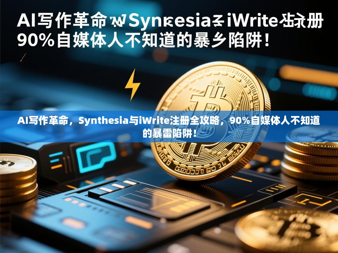 AI写作革命，Synthesia与iWrite注册全攻略，90%自媒体人不知道的暴雷陷阱！