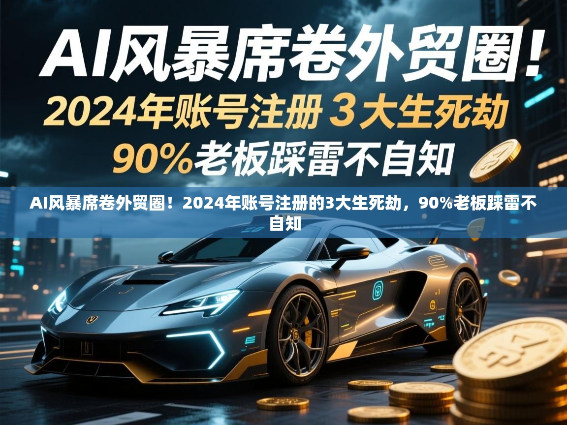 AI风暴席卷外贸圈！2024年账号注册的3大生死劫，90%老板踩雷不自知