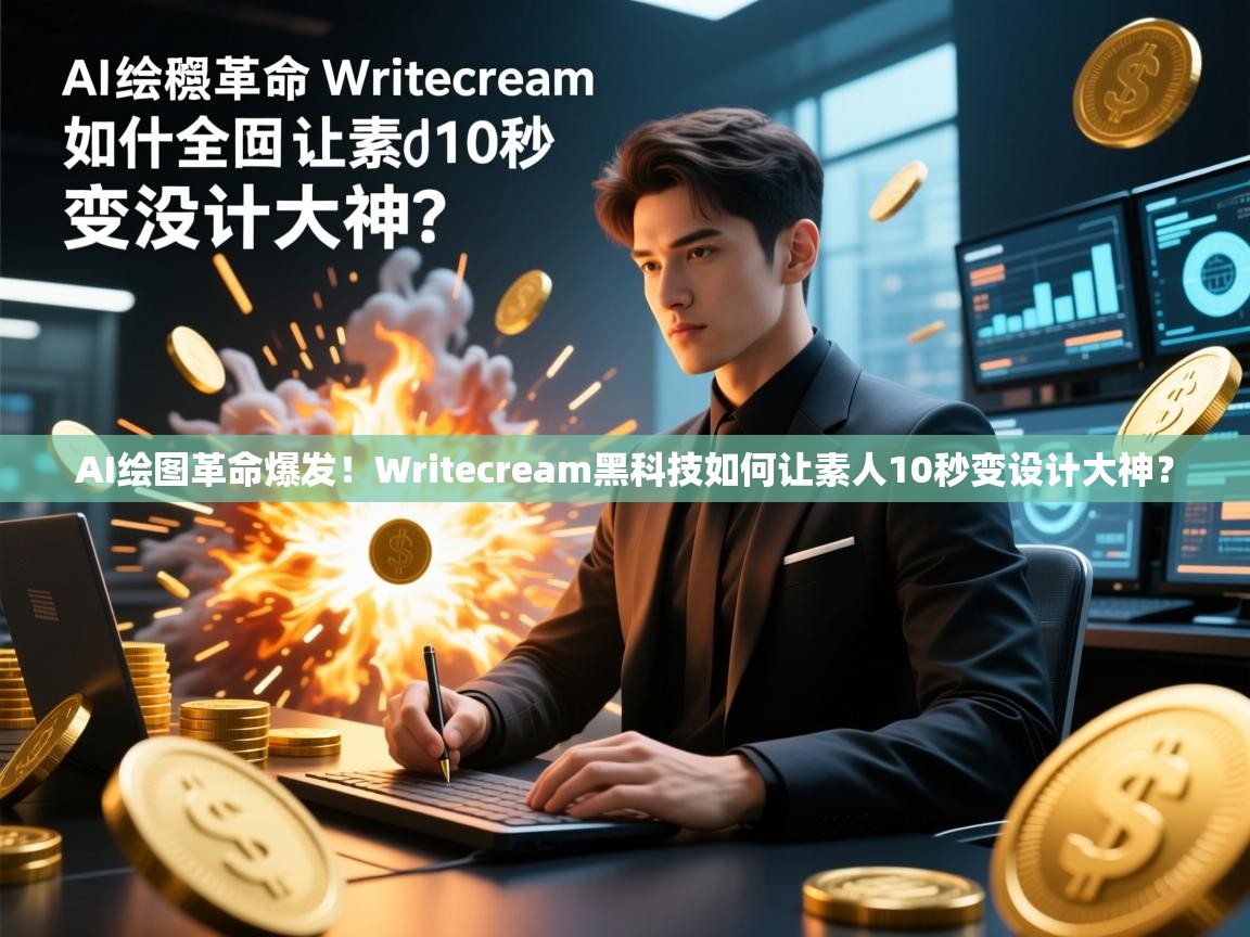 AI绘图革命爆发！Writecream黑科技如何让素人10秒变设计大神？