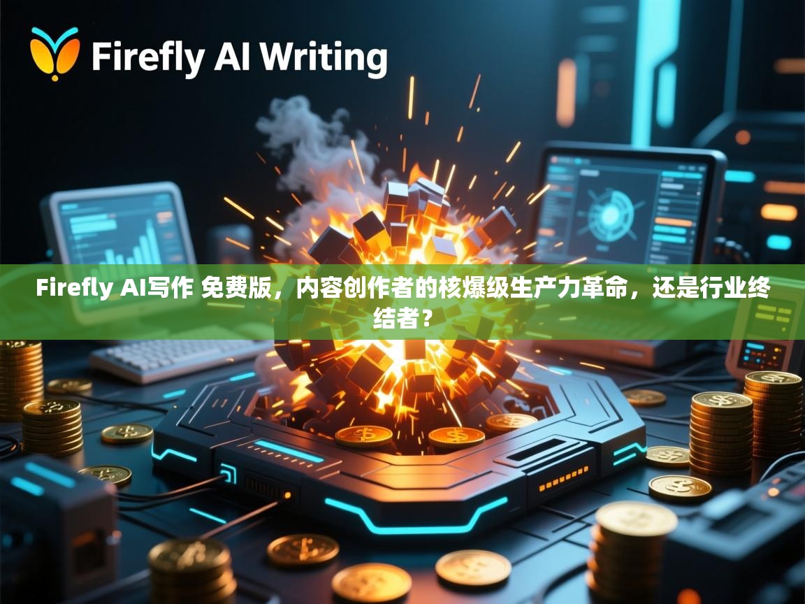 Firefly AI写作 免费版，内容创作者的核爆级生产力革命，还是行业终结者？