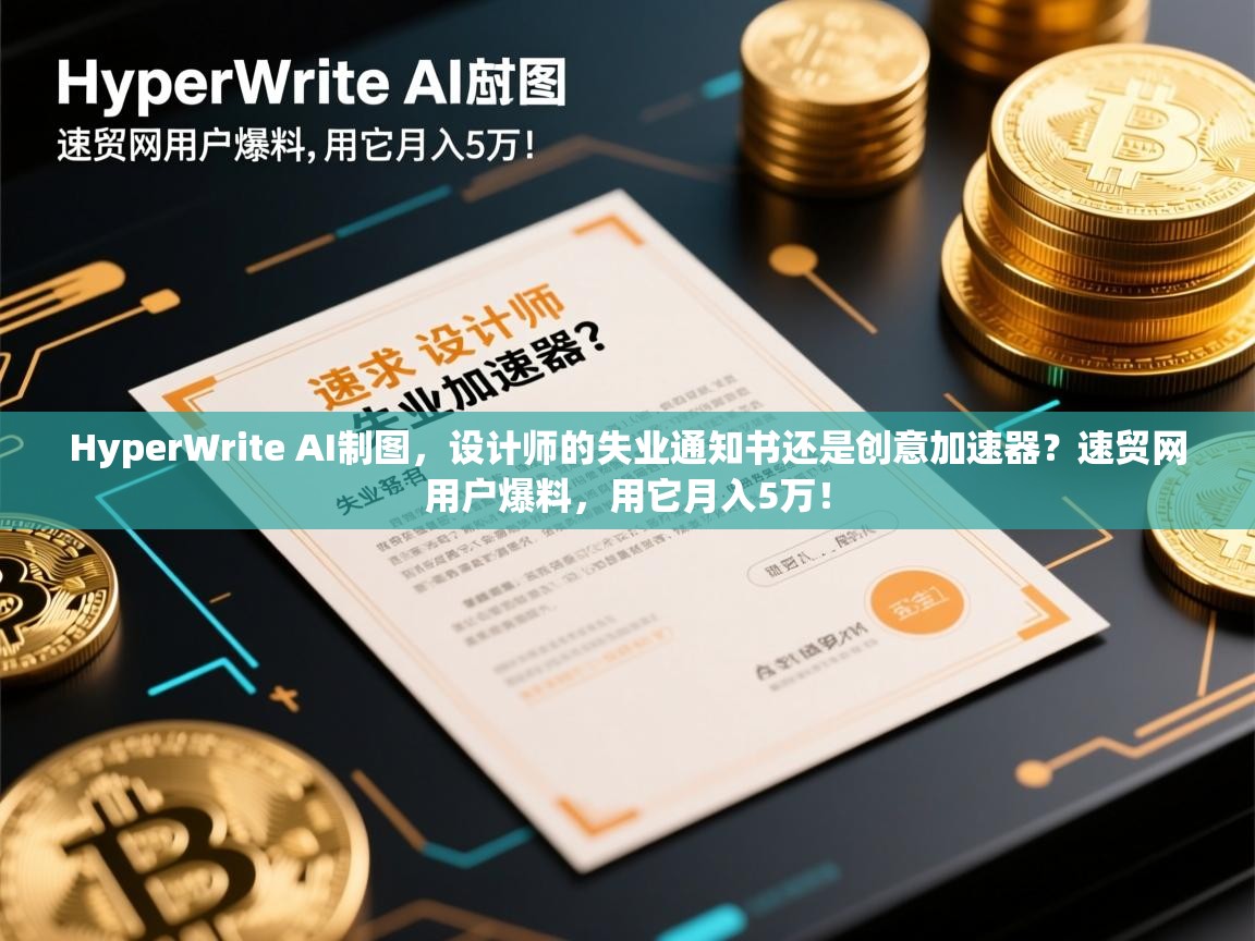 HyperWrite AI制图，设计师的失业通知书还是创意加速器？速贸网用户爆料，用它月入5万！