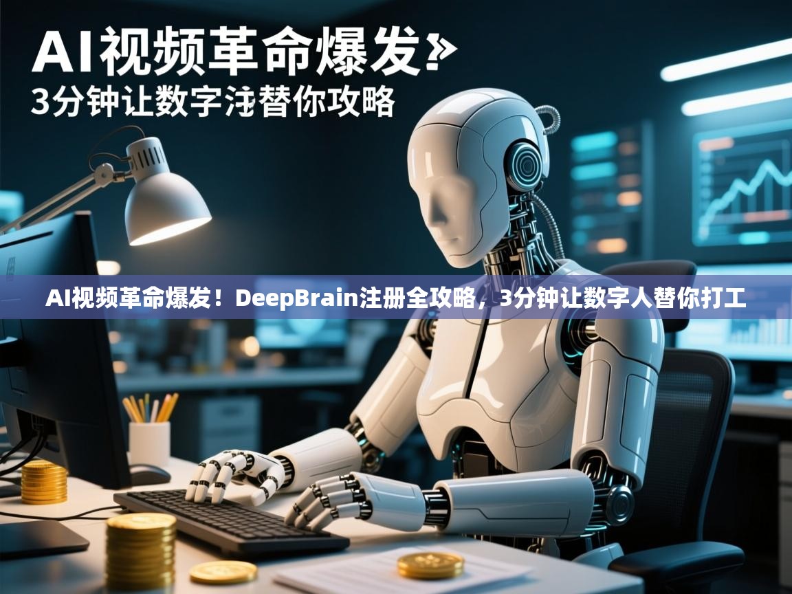 AI视频革命爆发！DeepBrain注册全攻略，3分钟让数字人替你打工