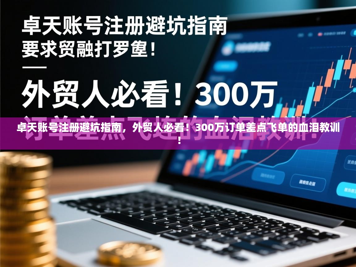 卓天账号注册避坑指南，外贸人必看！300万订单差点飞单的血泪教训！