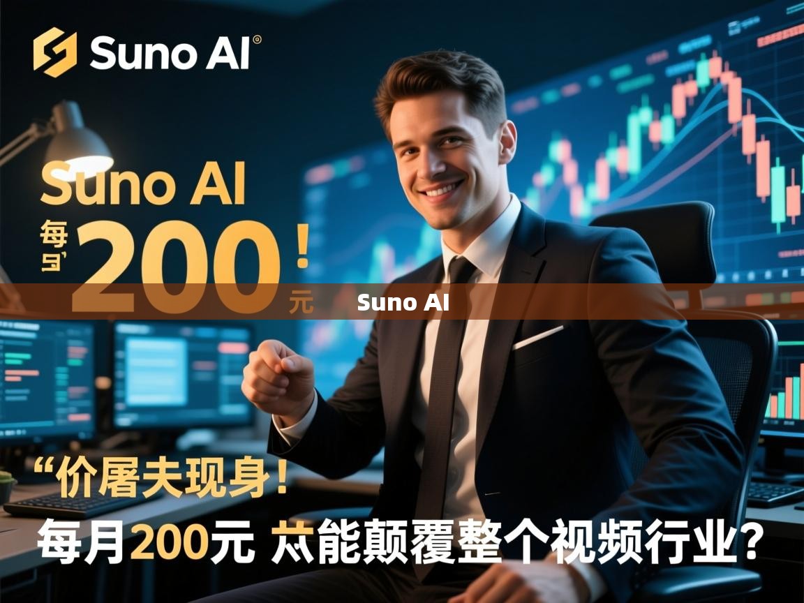 Suno AI 价格屠夫现身！每月200元竟能颠覆整个视频行业？