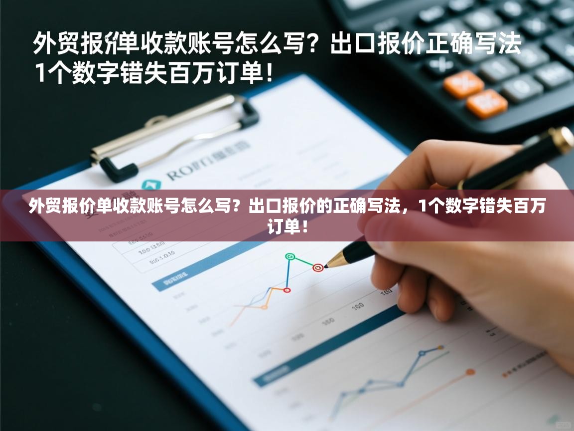 外贸报价单收款账号怎么写？出口报价的正确写法，1个数字错失百万订单！