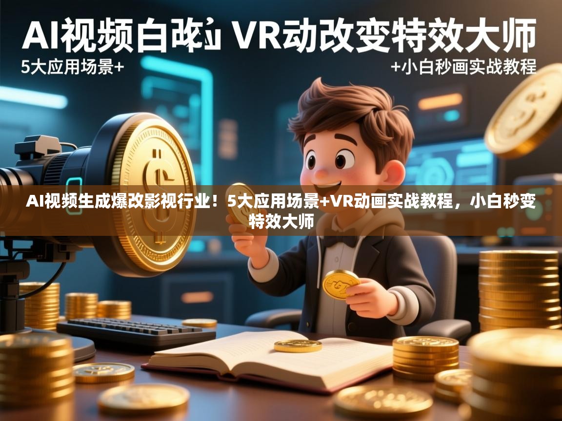 AI视频生成爆改影视行业！5大应用场景+VR动画实战教程，小白秒变特效大师