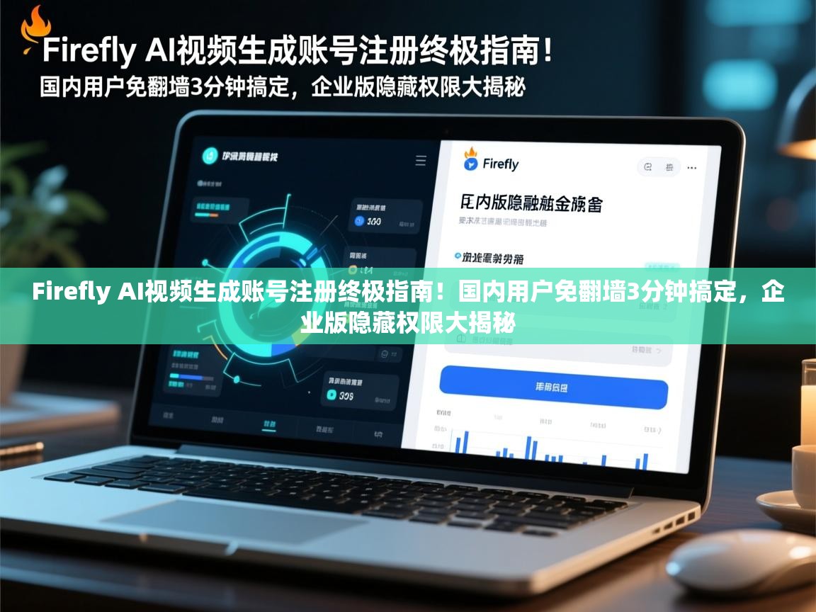 Firefly AI视频生成账号注册终极指南！国内用户免翻墙3分钟搞定，企业版隐藏权限大揭秘