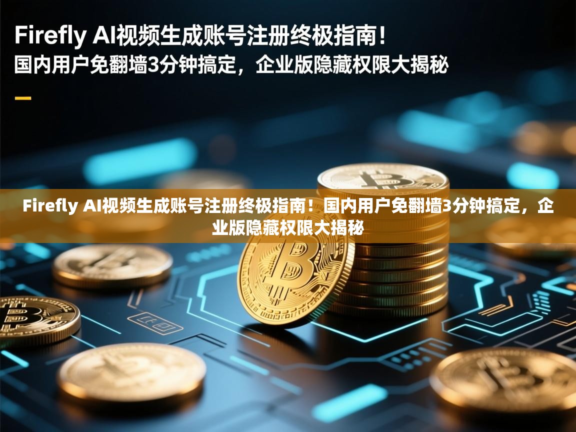 Firefly AI视频生成账号注册终极指南！国内用户免翻墙3分钟搞定，企业版隐藏权限大揭秘