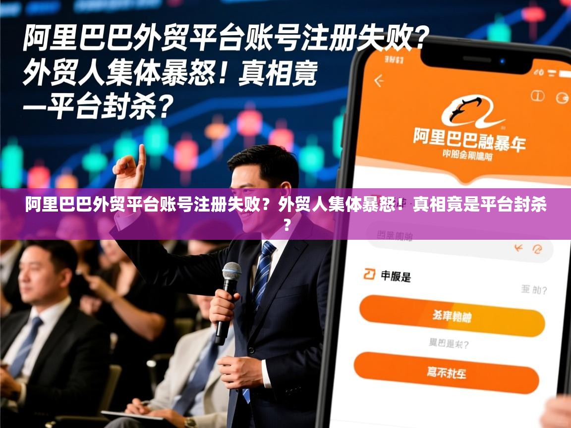 阿里巴巴外贸平台账号注册失败？外贸人集体暴怒！真相竟是平台封杀？