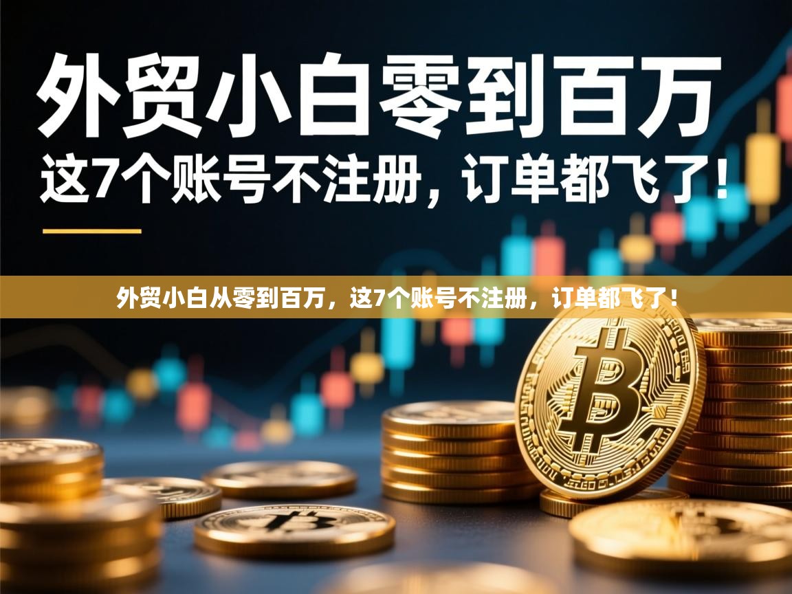 外贸小白从零到百万，这7个账号不注册，订单都飞了！