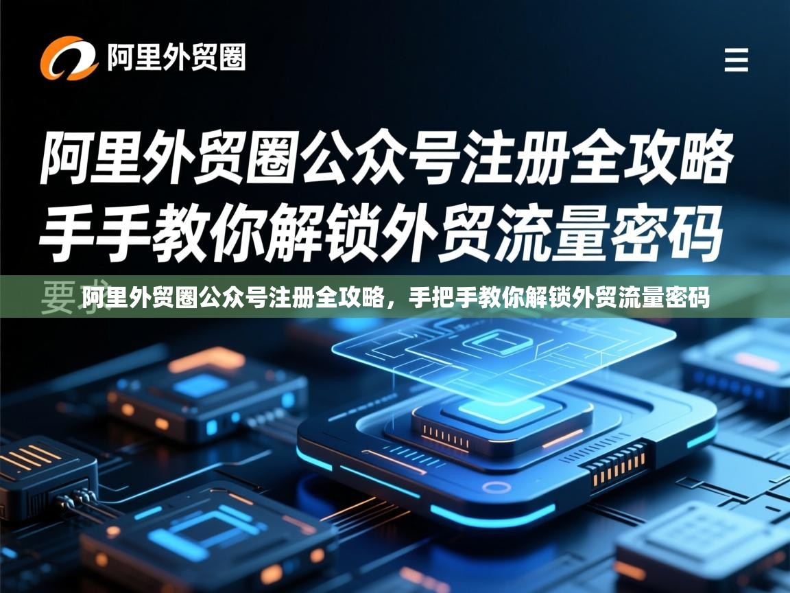 阿里外贸圈公众号注册全攻略，手把手教你解锁外贸流量密码