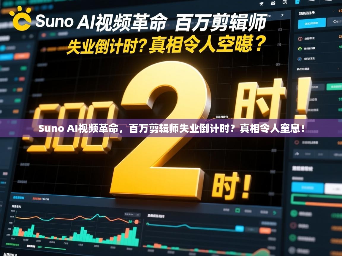 Suno AI视频革命，百万剪辑师失业倒计时？真相令人窒息！