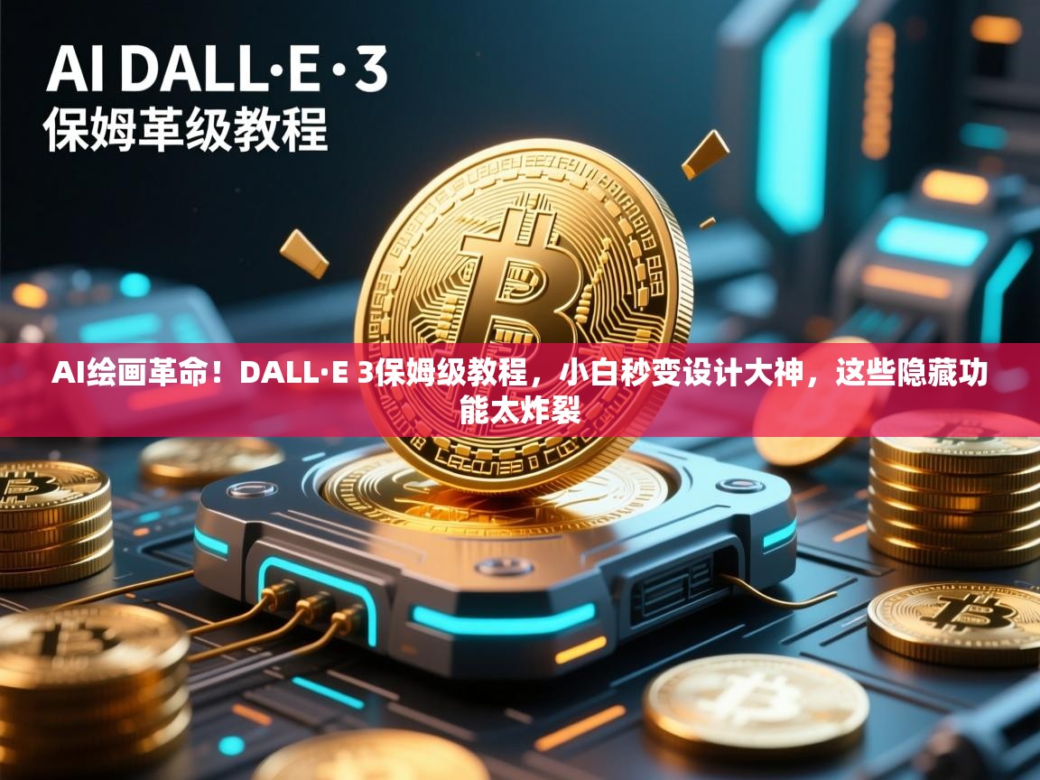 AI绘画革命！DALL·E 3保姆级教程，小白秒变设计大神，这些隐藏功能太炸裂