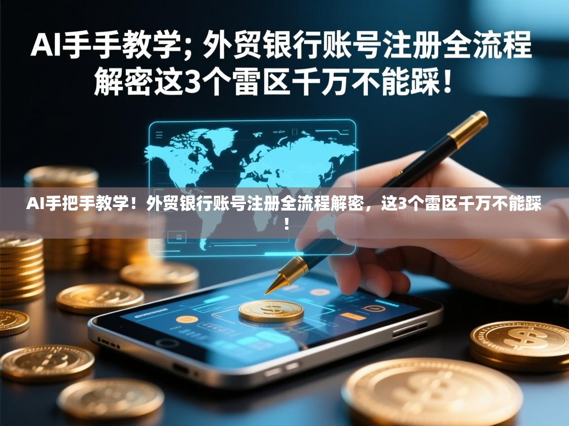 AI手把手教学！外贸银行账号注册全流程解密，这3个雷区千万不能踩！