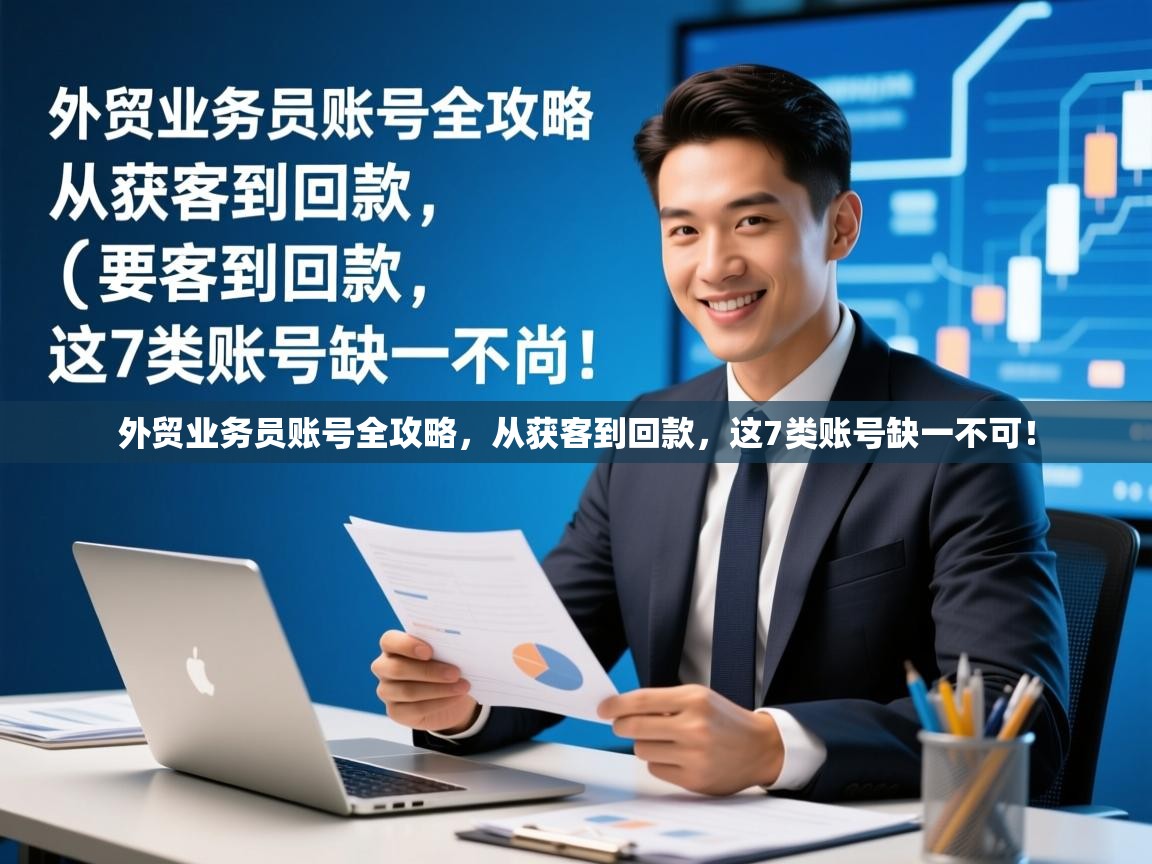 外贸业务员账号全攻略，从获客到回款，这7类账号缺一不可！