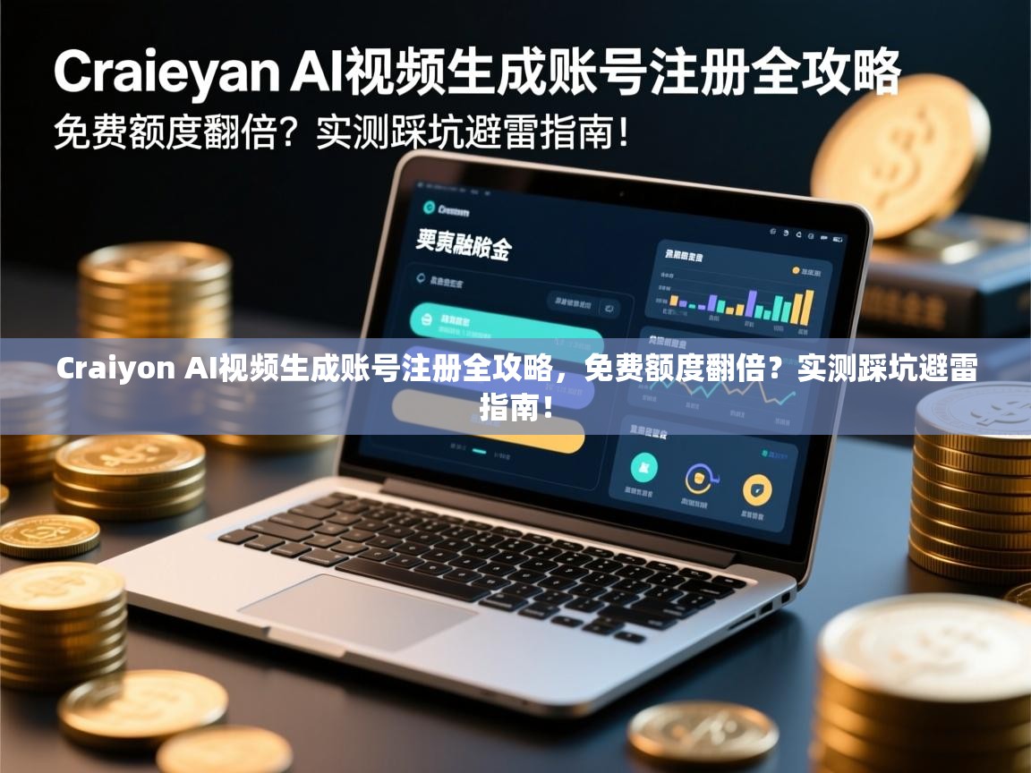 Craiyon AI视频生成账号注册全攻略，免费额度翻倍？实测踩坑避雷指南！