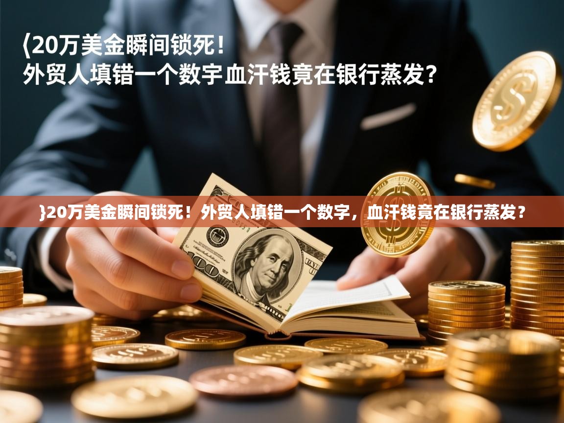 }20万美金瞬间锁死！外贸人填错一个数字，血汗钱竟在银行蒸发？