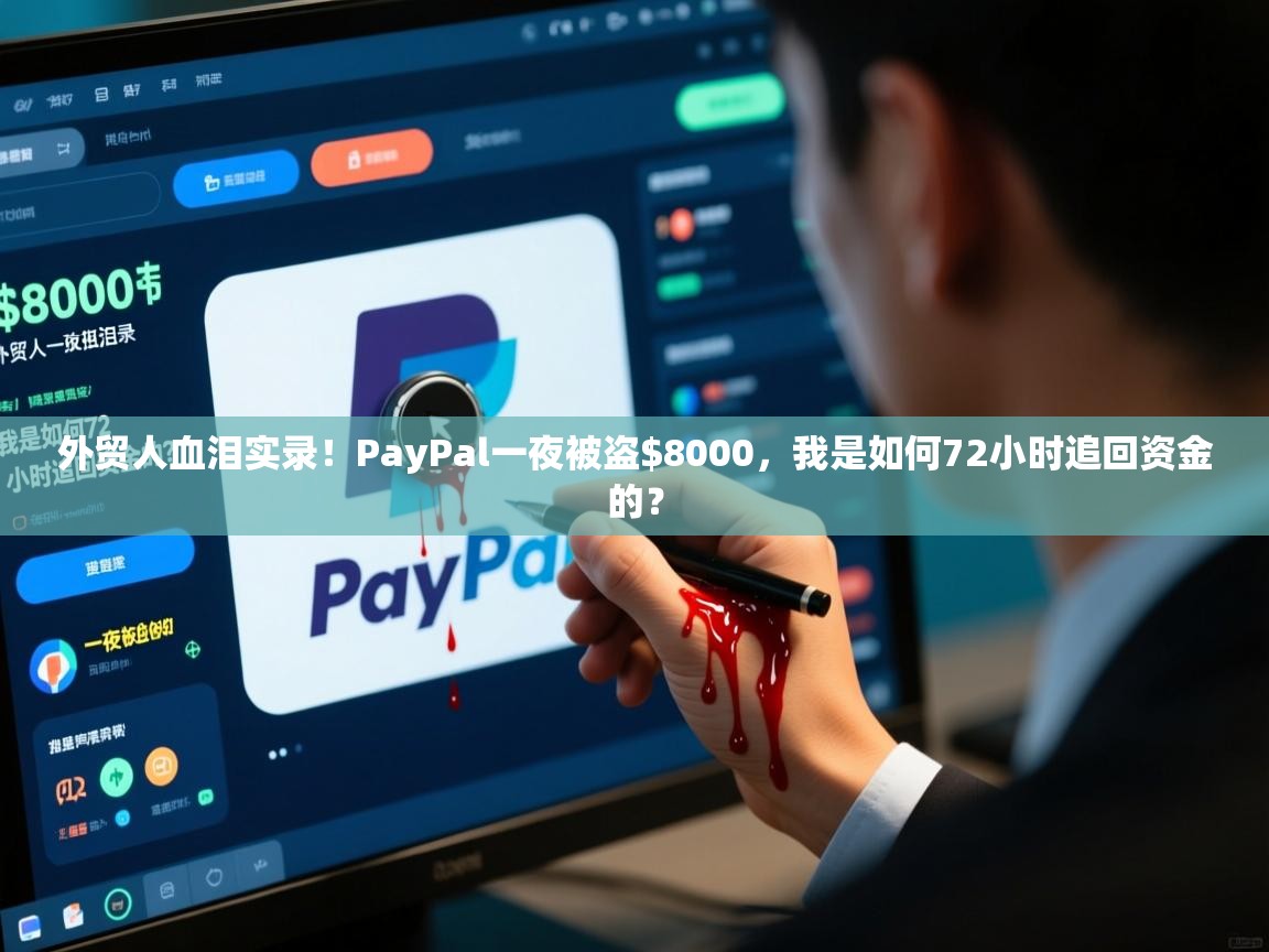 外贸人血泪实录！PayPal一夜被盗$8000，我是如何72小时追回资金的？