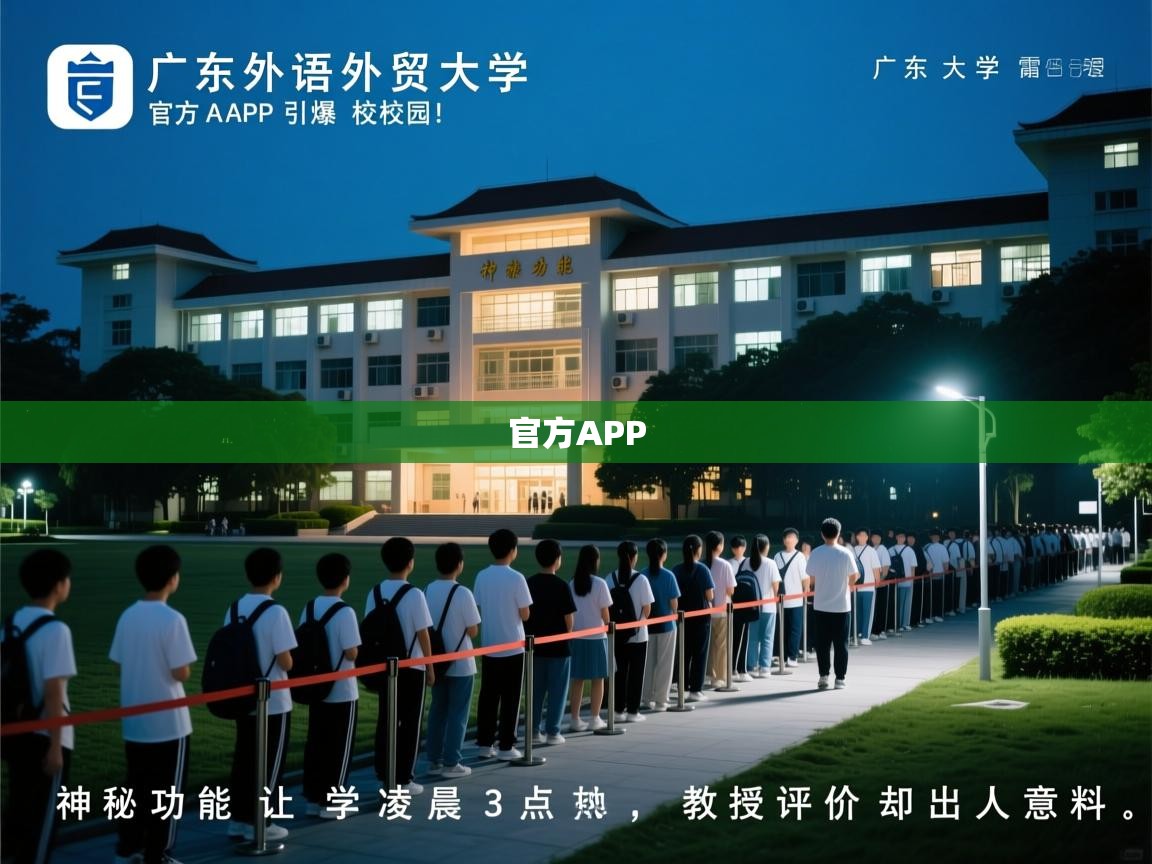 广东外语外贸大学官方APP引爆校园！神秘功能让学生凌晨3点排队，教授评价却出人意料.