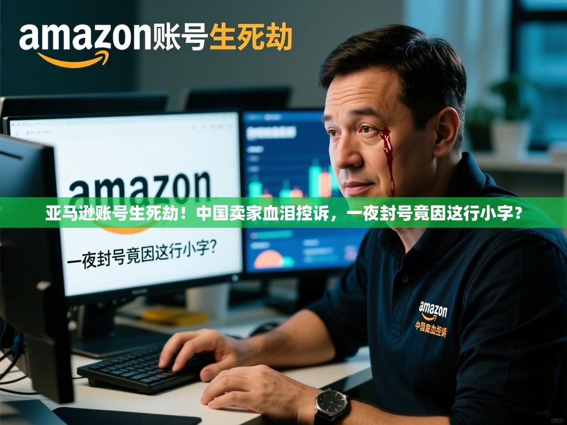 亚马逊账号生死劫！中国卖家血泪控诉，一夜封号竟因这行小字？