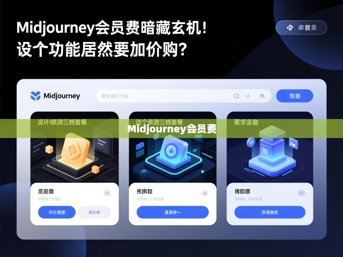 Midjourney会员费暗藏玄机！设计师亲测三档套餐，这个功能居然要加价购？