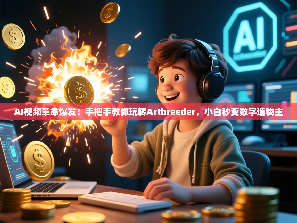 AI视频革命爆发！手把手教你玩转Artbreeder，小白秒变数字造物主