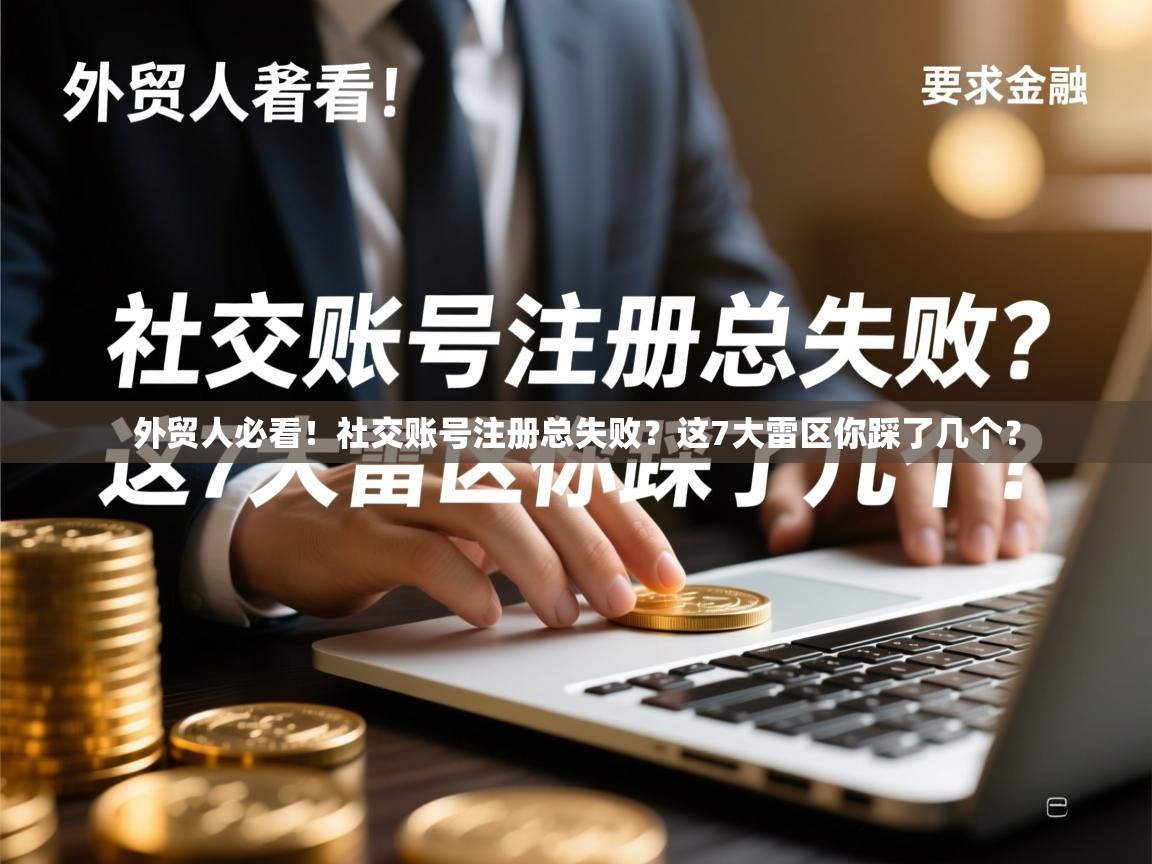 外贸人必看！社交账号注册总失败？这7大雷区你踩了几个？
