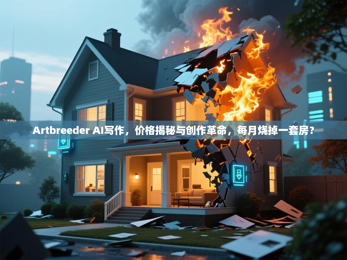 Artbreeder AI写作，价格揭秘与创作革命，每月烧掉一套房？