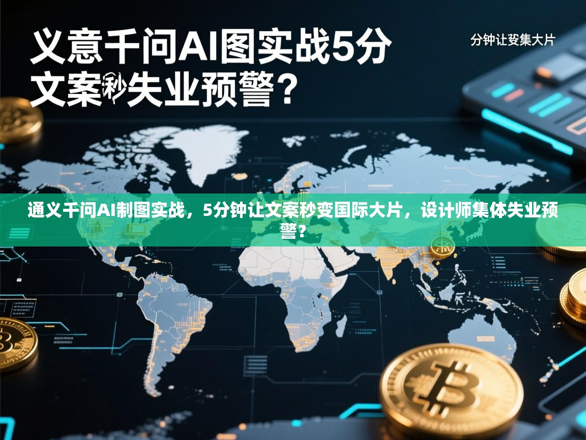 通义千问AI制图实战，5分钟让文案秒变国际大片，设计师集体失业预警？