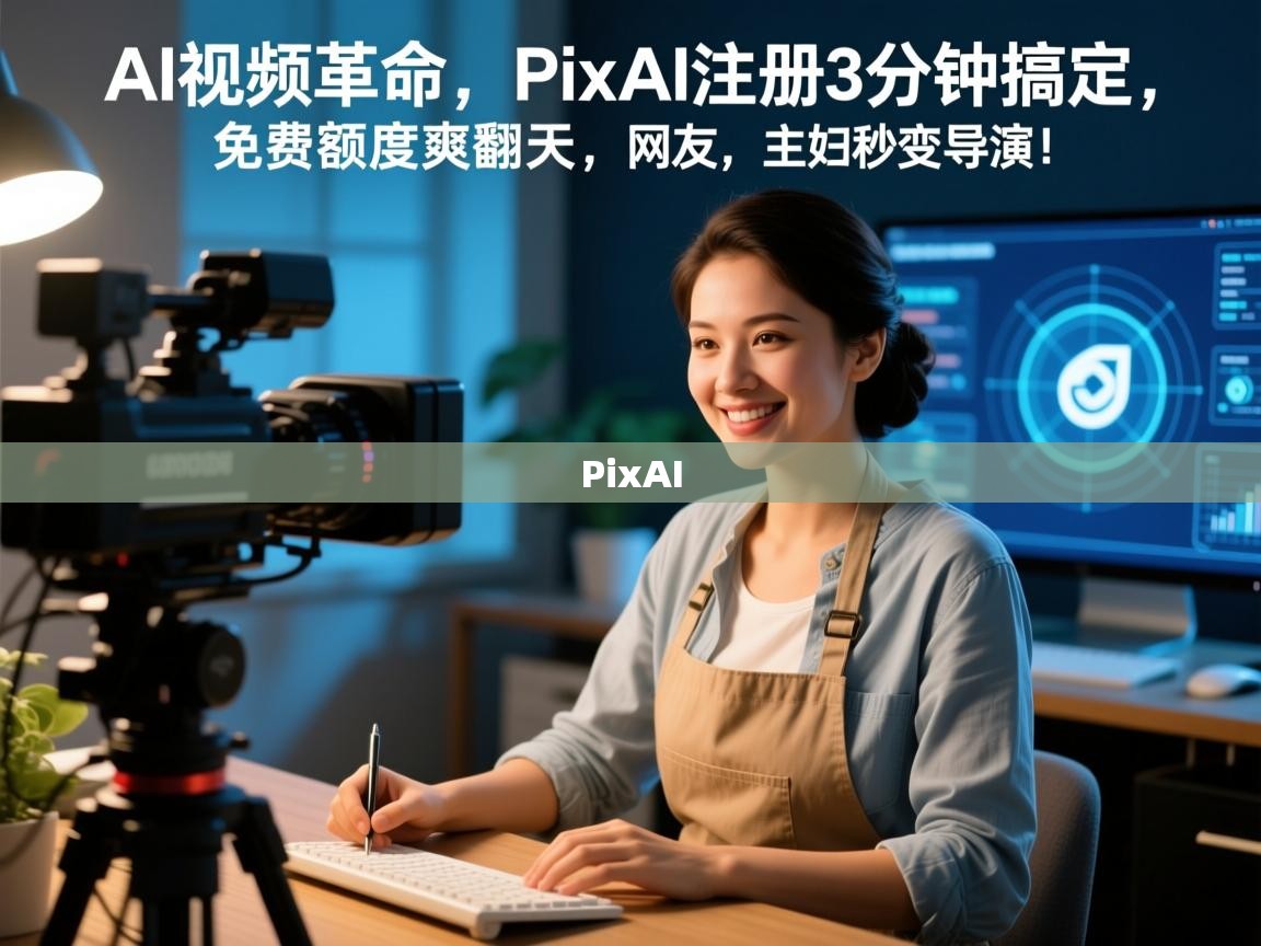 AI视频革命！PixAI注册3分钟搞定，免费额度爽翻天，网友，主妇秒变导演！