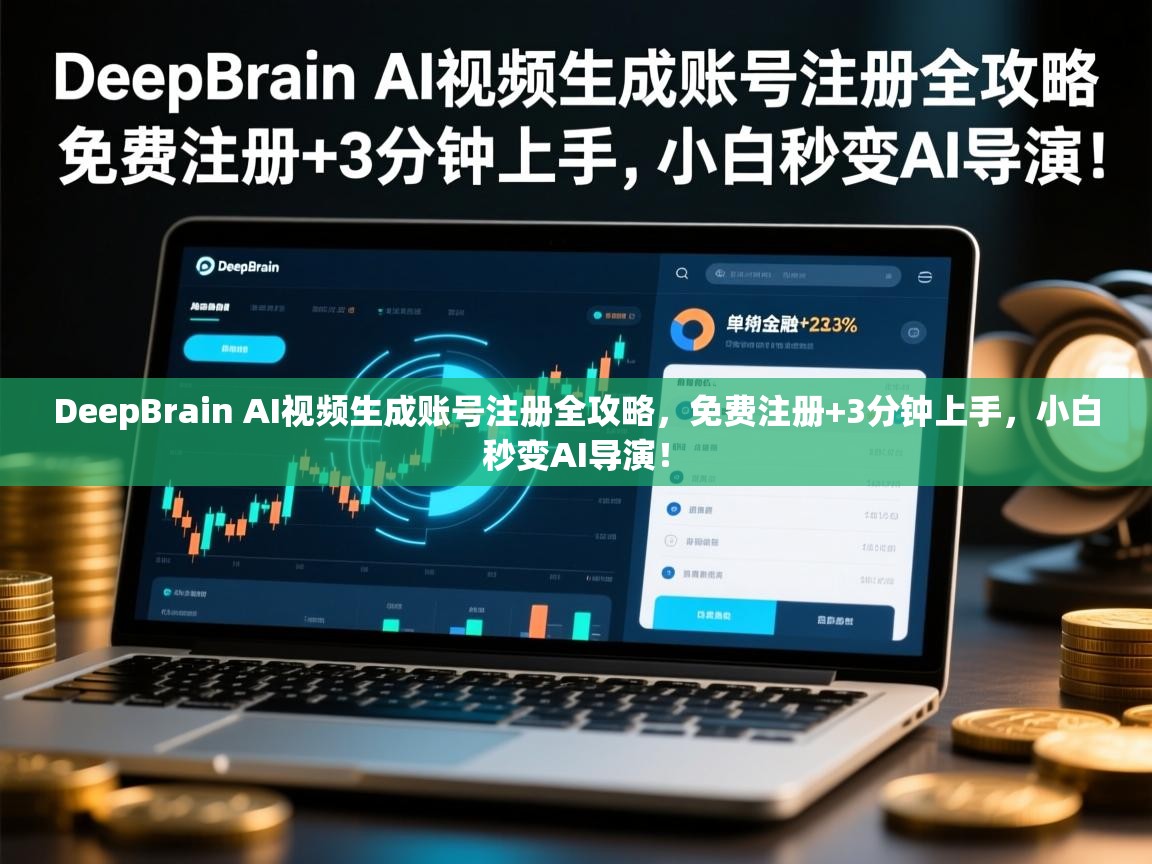 DeepBrain AI视频生成账号注册全攻略，免费注册+3分钟上手，小白秒变AI导演！