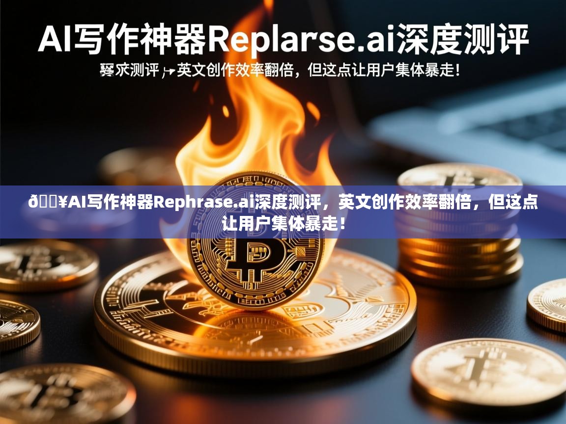 🔥AI写作神器Rephrase.ai深度测评，英文创作效率翻倍，但这点让用户集体暴走！