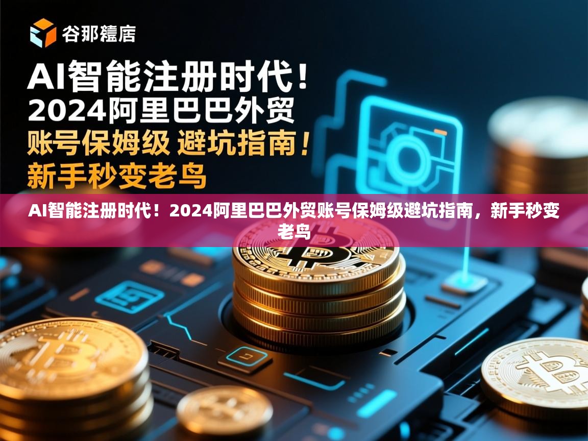 AI智能注册时代！2024阿里巴巴外贸账号保姆级避坑指南，新手秒变老鸟