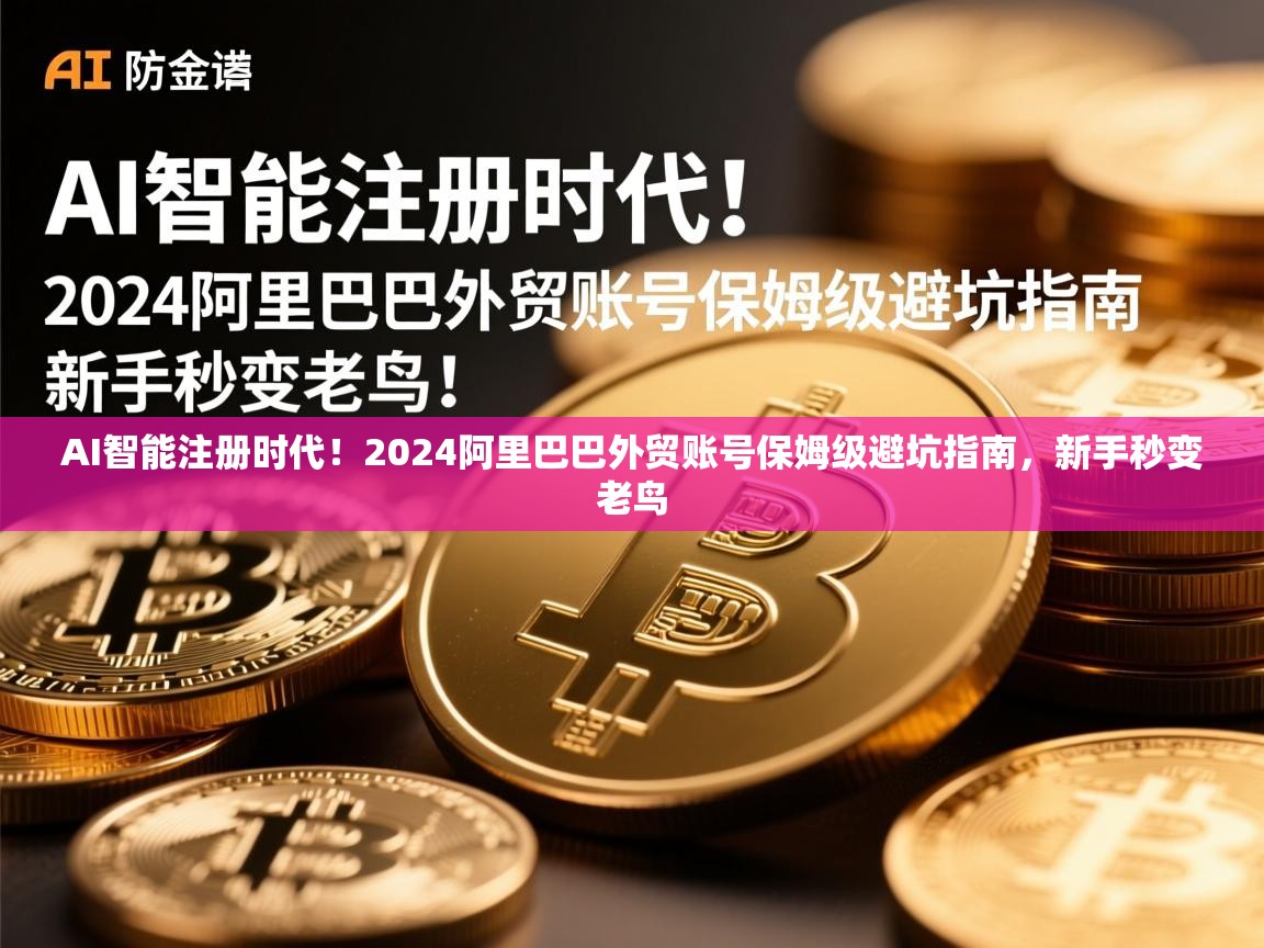 AI智能注册时代！2024阿里巴巴外贸账号保姆级避坑指南，新手秒变老鸟