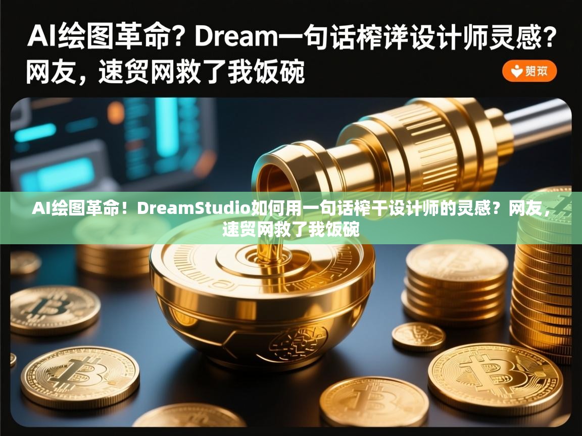 AI绘图革命！DreamStudio如何用一句话榨干设计师的灵感？网友，速贸网救了我饭碗