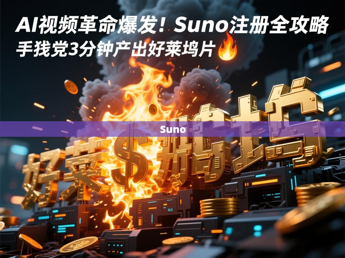 AI视频革命爆发！Suno注册全攻略，手残党3分钟产出好莱坞大片🔥