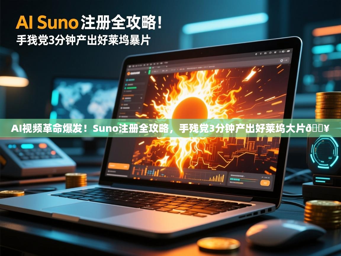 AI视频革命爆发!Suno注册全攻略,手残党3分钟产出好莱坞大片🔥