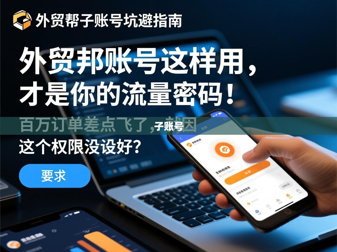 外贸帮子账号避坑指南，外贸邦账号这样用，才是你的流量密码！百万订单差点飞了，就因这个权限没设好？