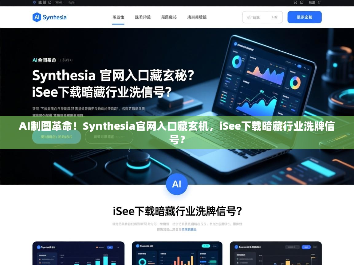 AI制图革命!Synthesia官网入口藏玄机,iSee下载暗藏行业洗牌信号?
