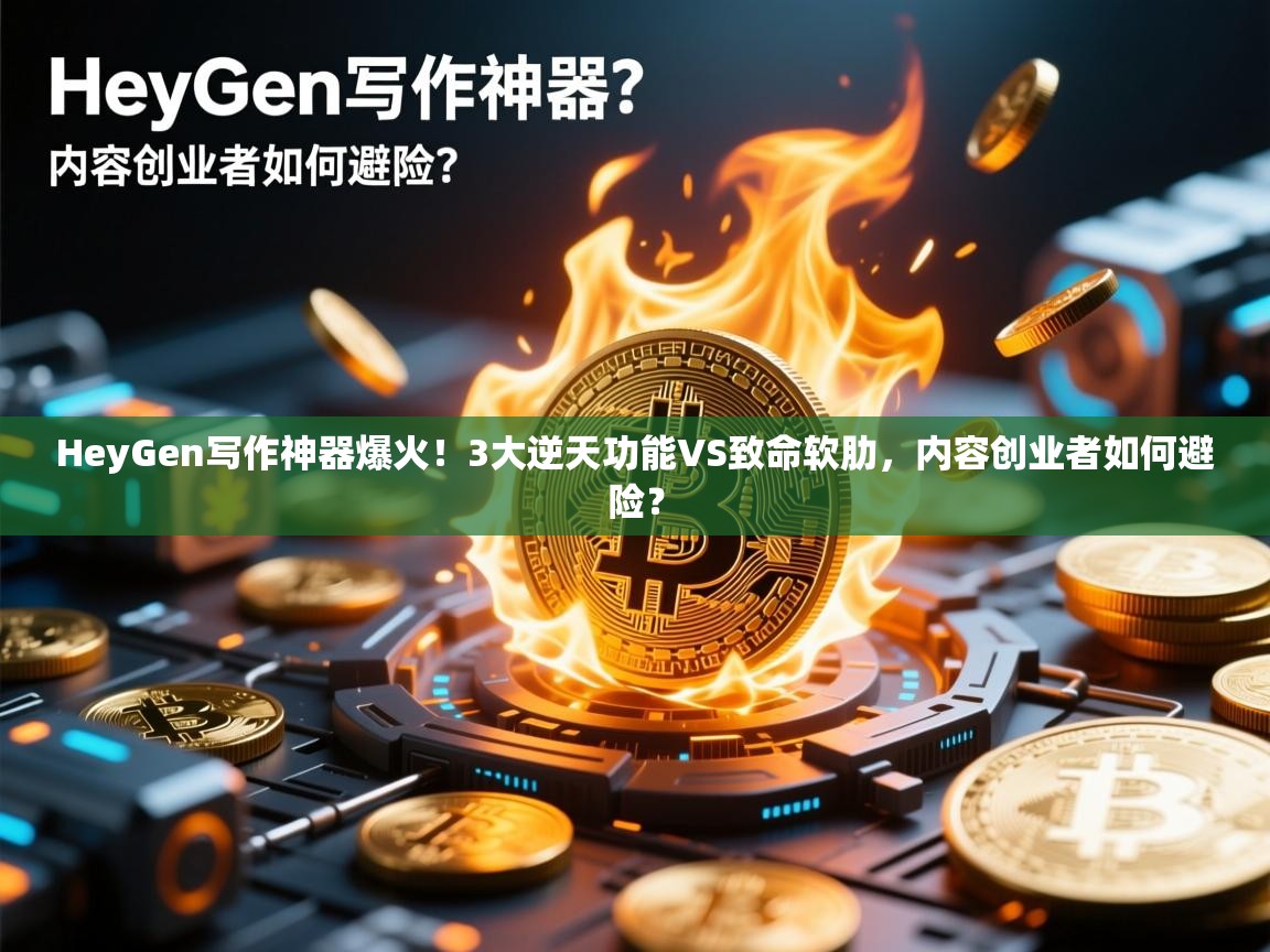 HeyGen写作神器爆火！3大逆天功能VS致命软肋，内容创业者如何避险？