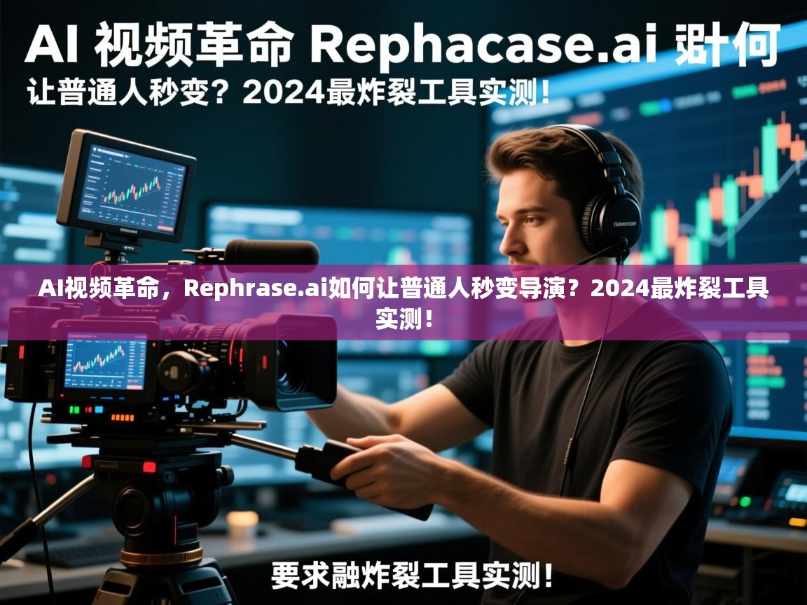 AI视频革命，Rephrase.ai如何让普通人秒变导演？2024最炸裂工具实测！