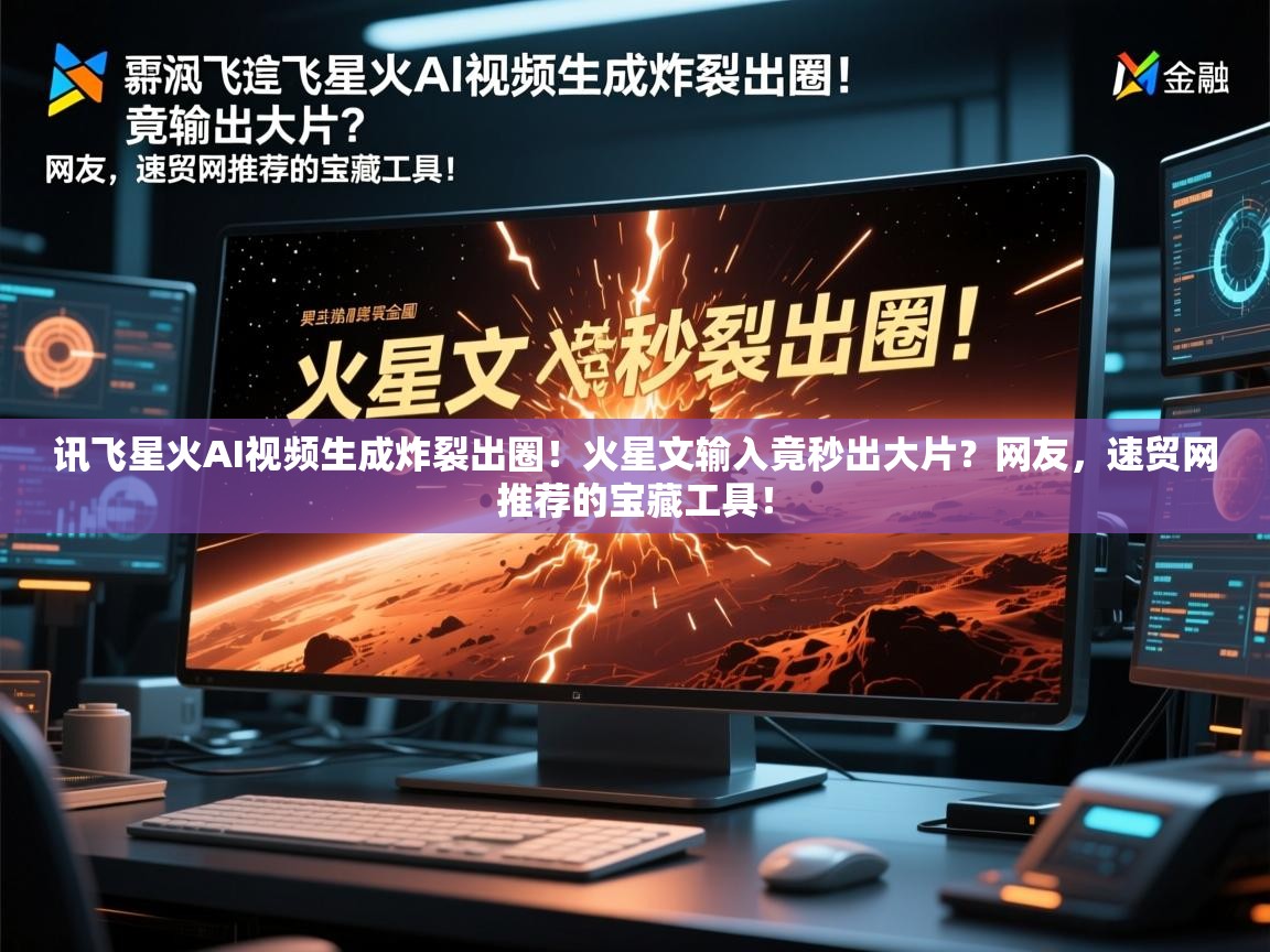 讯飞星火AI视频生成炸裂出圈！火星文输入竟秒出大片？网友，速贸网推荐的宝藏工具！