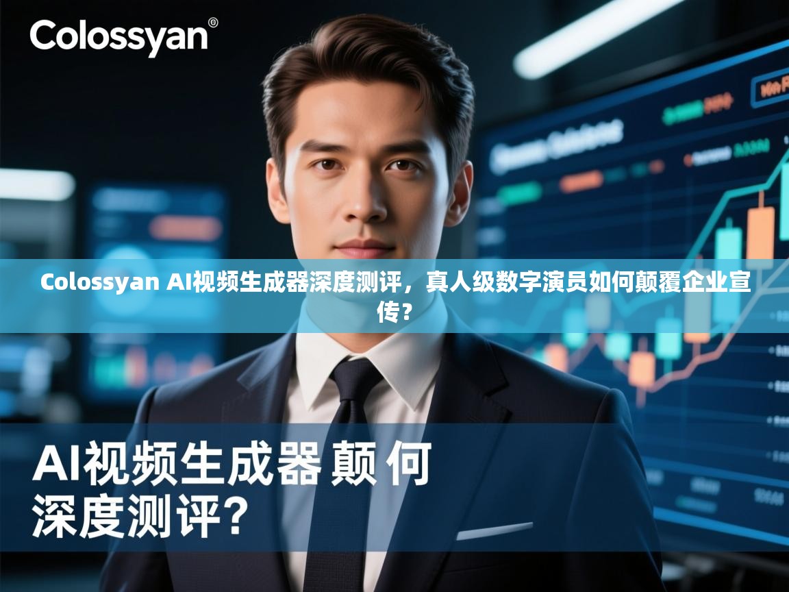 Colossyan AI视频生成器深度测评，真人级数字演员如何颠覆企业宣传？